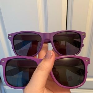 Purple sunglasses